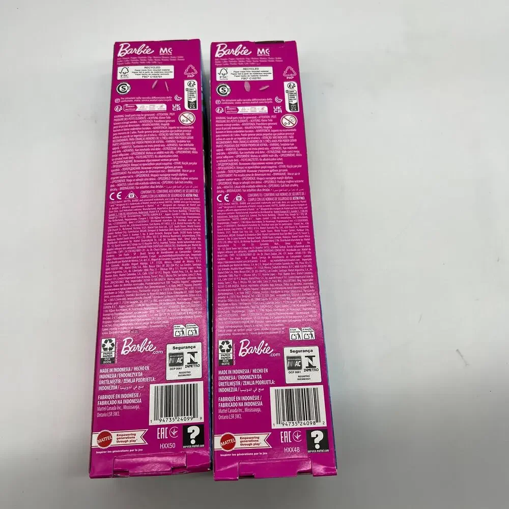 Barbie Toy Set of 2 Barbie Summer Swimming